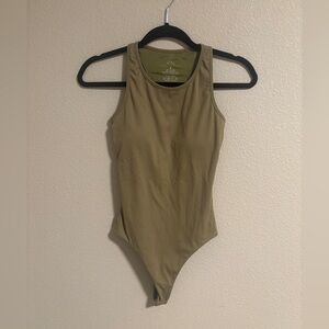 Klassy Network Olive Green Bodysuit